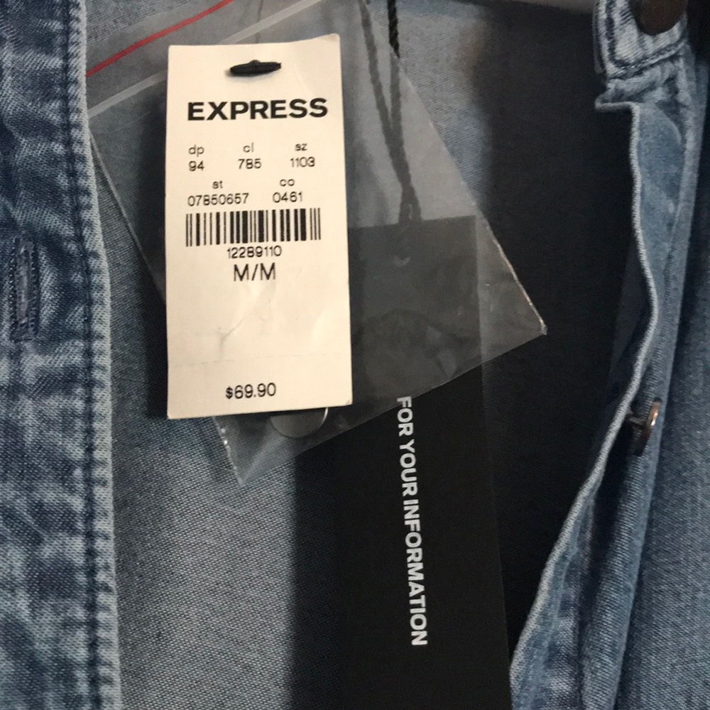 🆕 Express denim dress - Picture 3 of 5